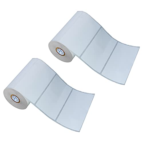 Vcr 4 X 3 Direct Thermal Label Sticker - 4 X 3 Inches - 100Mm X 75Mm - 500 Labels Per Roll - Pack Of 2 Rolls - White Self Adhesive Sticker For Printing Shipping Or Barcoding Labels 1 Inch Core #TOP9