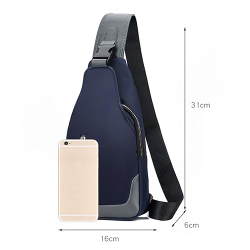 Crossbody Bag Men Men's Waterproof Business Messenger Bag Multifunctional Large Capacity Laptop Chest Bag for Travel2