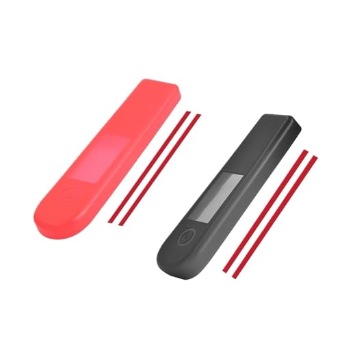 Housse tableau bord scooter anti-rayure Ninebot Max G2 étui silicone souple rouge
