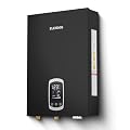 ELEISIOS Electric Tankless Water Heater,240V Electric Water Heater,18kW Tankless Water Heater,Instant Water Heater for Shower with LED Display,Self Modulates to Save Energy Use,Black