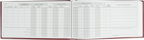 The Standard Pilot Log (Burgundy): ASA-SP-40 (Standard Pilot Logbooks)