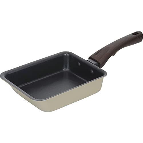 和平フレイズ ちょい深型 玉子焼き 卵焼き 13×18cm IH対応 ガス エッグパン フライパン PFOAフリー ふっ素樹脂加工 ディアエクリュ RB-2673