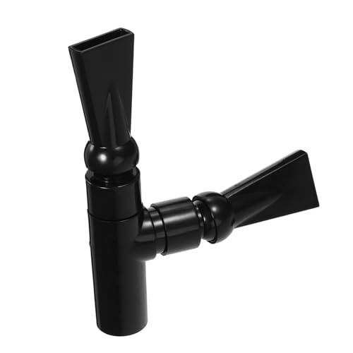 Totority 魚槽用転可能ダブルノズル水流出口プラスチック製接続具 魚缸底濾過適用 耐久性高く取り付け簡単な水槽ノズル