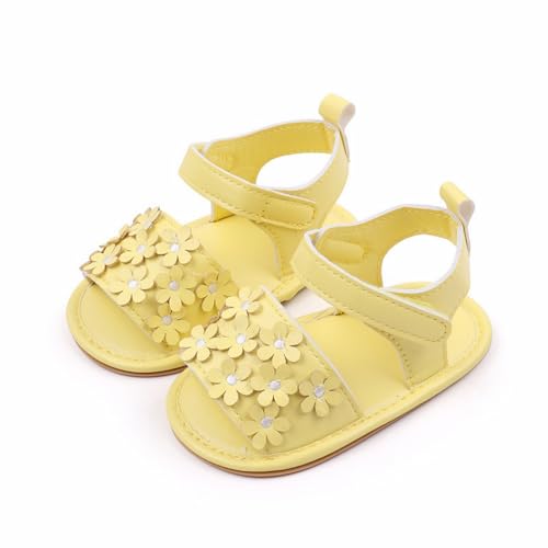 big kids sandal Girls PU Leather Soft Open Toe Summer Sandals Flower Flat Shoes For Summer3