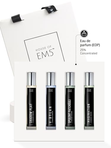 Image of EM5 Combo Pack of 4 - Premium Unisex Collection for Men & Women | Eau De Parfum Spray | Gift Set for Him & Her | Compact & Travel Friendly | 15 ml Each