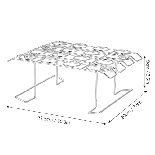 Présentoir de cornets de glace pliable 16 trous support cupcake et buffet - 5