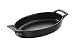 Produktbild Revol 647579 Belle Cuisine Auflaufform, oval Porzellan schwarz Gusseisen Effekt Optik 20 x 12,5 x 3,5 cm
