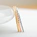 Trio of Braided Rope Stacking Rings | Set of 3 Mixed Metal 1mm Thin Stacking Twist Rings | Silver Gold & Rose Gold | Comfort Fit Sizes 3-12 (6)