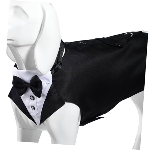 Disfraz Formal para Perro BESPORTBLE Talla S Negro miniatura 7