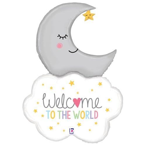 burton + BURTON 42' PKG Welcome Baby Moon Shape Balloon