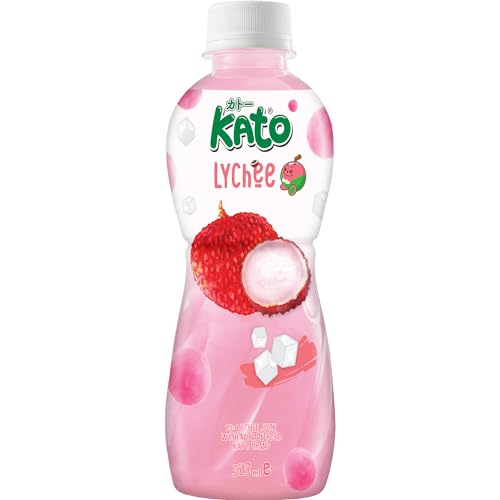 KATO Litschi Saft mit Nata de Coco - 320ml