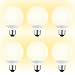 TORCHSTAR G25 Globe LED Light Bulb, 5W (40W Equiv.), 360° Uniform Light UL Energy Star, 2700K Soft White Non-dimmable Vanity Style for Make Up, Pendant, Bathroom, Dressing Room, Pack of 6