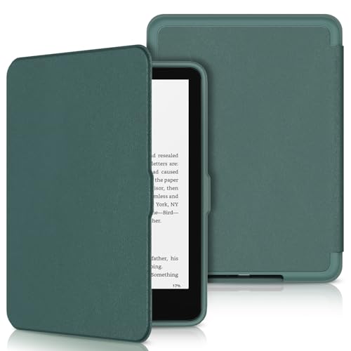 Image of Sanyetral Protective Case with Auto Wake /Sleep Function, Incompatible with TCL Remarkable -Dark Green