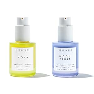 HERBIVORE Brightening + Smoothing Duo | Nova Serum + Moon Fruit Serum