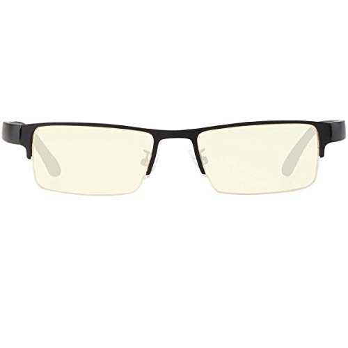DUCO Anti Blue Light Glasses Video Gaming Computer Glasses with Amber Lens Tint