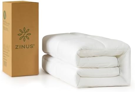 Zinus Topper Matrimoniale 160x190 cm, 5 cm Coprimaterasso Trapunt...