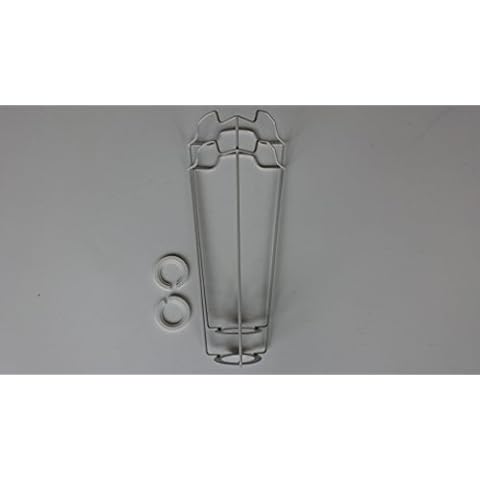 10 inch ES/UK Shade Frame Carrier Twin Pack.to Support a lampshade with Duplex Fitting Cover