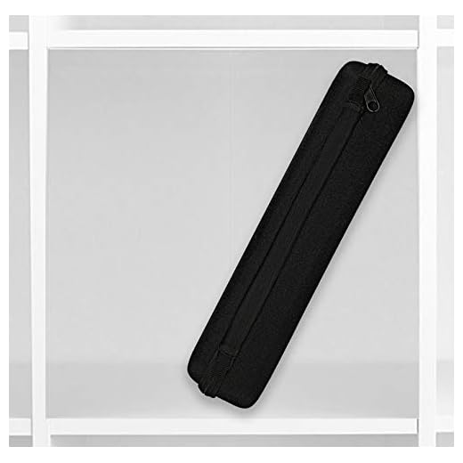 Hårt fodral/fodral/organisatör för IKEA Kallax & Expedited hylla hyllsystem zipper-box/verktygslåda/reseväska/dragkedja mapp – tillbehörsfack [svart, tygöverdrag 32 cm x 24 cm x 7 cm ]