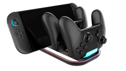 Support de chargement pour la Nintendo Switch 2 et de 2 manettes Switch Pro. - vue 2