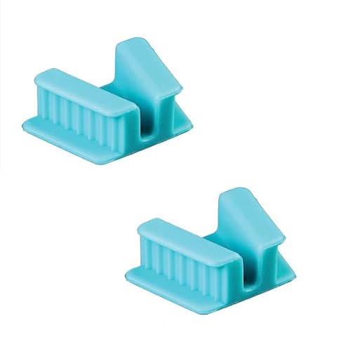 American Goods 800565YTP 2 Pcs Dental Mouth Props Silicone Medium Child Turquoise Autoclavable Dental Bite Blocks Latex Free cover