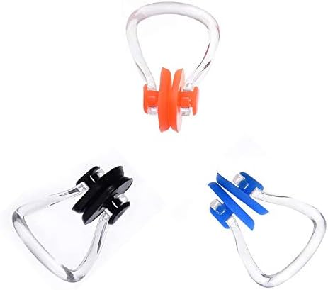 3 Pcs Swimming Nose Clips Waterproof Soft Comfortable Silica Gel Nose Plugs for Swim Training Swimming Beginner Learner Athletic Adult Kids Children image 2