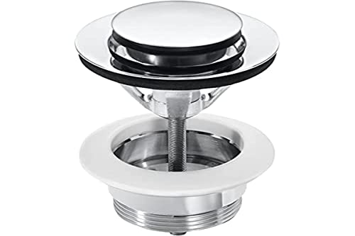 Roca,Aqua,Click-clack desagüe universal. Tapón cromado 40 Ø,A505400900