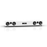 Nubert nuPro XS-8500 RC | Weiße Soundbar | TV-Lautsprecher mit Bluetooth aptX HD | Soundbase für Streaming | Wireless Sourround mit nuPro XS-Lautsprechern | Aktive Soundplate für HiFi & Musikgenuss