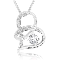 Primary color zirconium stone silver chain