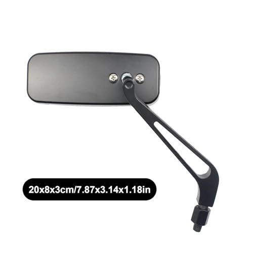 Verre de rétroviseur moto pliable en aluminium léger pour route étroite - 4