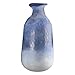 Produktbild Glas Art Vase Azur - Glas - blau matt - Höhe 37cm x Ø 17cm - hangearbeitete Dekovase - mundgeblassen