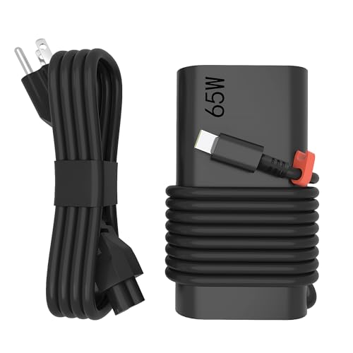 65W USB C Computer Laptop Charger Compatible with Lenovo Chromebook C940 C930 920 C630 730 720,100e 300e 500e, Fast Charging AC Adapter Power Cord