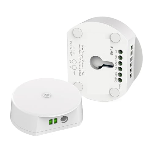 Contrôleur de bande lumineuse LED double mode à variateur musical pour éclairage symphonie