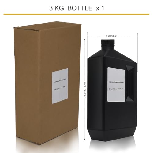 Image of Reprapper 3D Resin Cleaner 3KG, Resin Detergent, Non-Toxic and Low Odor Reusable 3D Printing, 3KG, Compatible with Most 3D Printing Resins,Hand-Friendly 3D Photopolymer Resin Cleaner