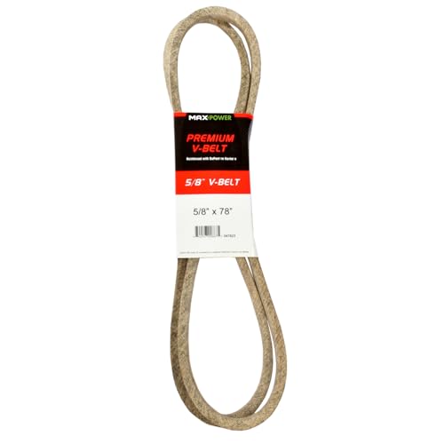 Maxpower 347623 Premium Belt Reinforced with Kevlar Fiber Cords, 5/8" x 78" by MaxPower - Used condition - CA$24.75