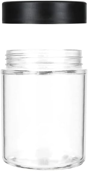 Miniatura 2 de Tarros de vidrio de 18 onzas con tapas negras - 0.99 oz - 48 unidades