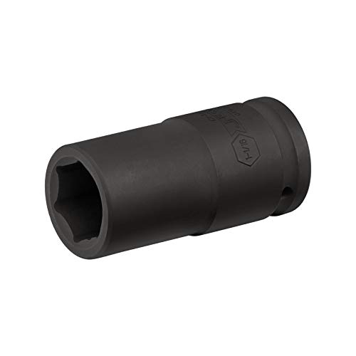 Image of JETECH 3 /4 inch Drive 1-1 /16 inch Deep Impact Socket, 6-Point SAE Impact Socket, Heat-Treated Chrome Molybdenum (Cr-Mo) Alloy Steel, Extra Length for Heavy-Duty Truck & Industrial Applications