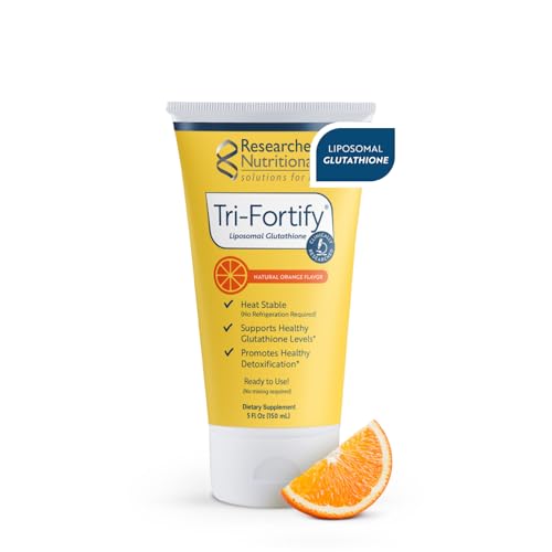 Researched Nutritionals Tri-Fortify Liposomal Glutathione, Orange, 5 Fl Oz