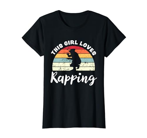 This Girl Loves Rapping Kids Rapping Cute Girls T-Shirt