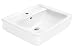 Produktbild Geberit Waschtisch-/becken Renova Nr. 1 Plan, 600 x 480 mm, Weiß, Eckig, mit Hahnloch und Überlauf, 222260000