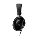 HyperX Cloud III – Kabelgebundenes Gaming-Headset, PC, PS5, Xbox Series X|S, abgewinkelte 53mm-Treiber, DTS, Memory-Schaum, Stabiler Rahmen, ultraklares 10mm-Mikrofon, USB-C, USB-A, 3,5mm, Schwarz – Bild 5