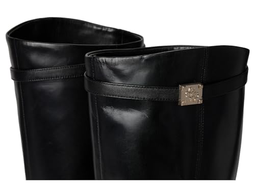 Guess Women's Zoro Wide Calf Boot, Black Leather 001, 7.5