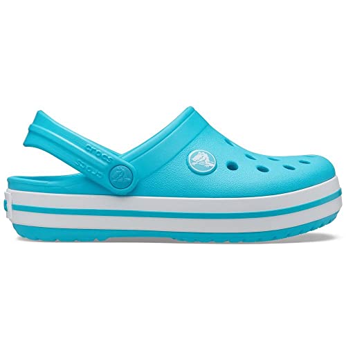 Crocs Kids' Crocband Clog, Digital Aqua, 6 Toddler