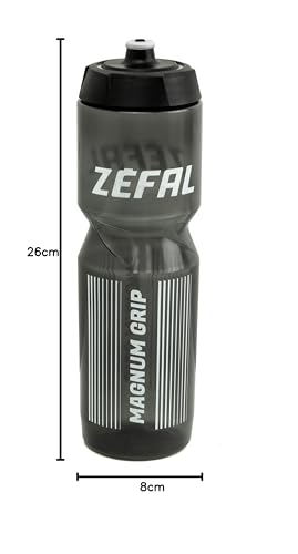 ZEFAL Magnum Grip Water Bottle, Smoked Black, 975ml, 975 ml - Image 2