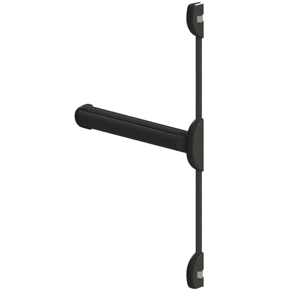 Serrure barre Anti Panique Touch Bar 2 Points lateraux DOM Metalux Couleur - Noir