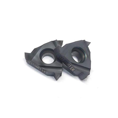 Tool Part for 16ER 11.5NPT 20PCS Indexable Tungsten Threading Lathe Inserts for Threaded Lathe Holder 16ER 11.5NPT LDA Tool Holders
