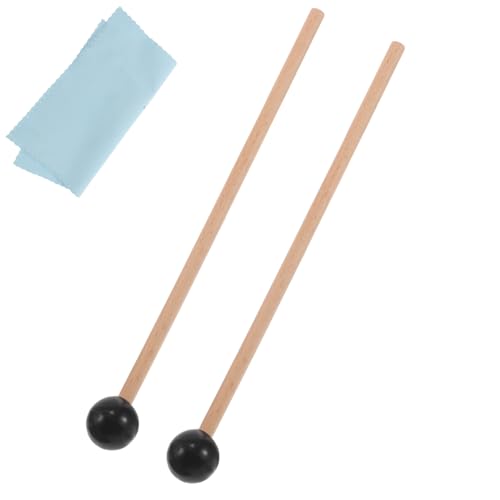 Set de baquetas para tambor lengua con paño de limpieza
