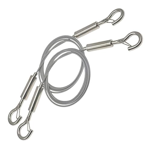 Abaodam 2pezzi Kit Per Appendere Quadri Filo Metallico in Acciaio Inox Ganci Per Cornici e Segni Resistente Sicuro Facile Da Installare e Usare