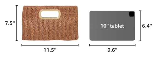 Image of Top Handle Straw Clutch