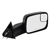 Brock Replacement Passenger Manual Side Tow Mirror 7x10 Flip-Up with Mounting Bracket Compatible...