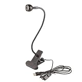 Glomora Lampada per Colla UV USB 3W LED Ultravioletto USB a Luce Viola con Clip E Interruttore per La Riparazione del Telefono